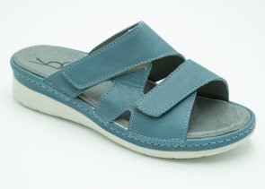 Vdg by Kolpa Anica Blue slip-in sandaler